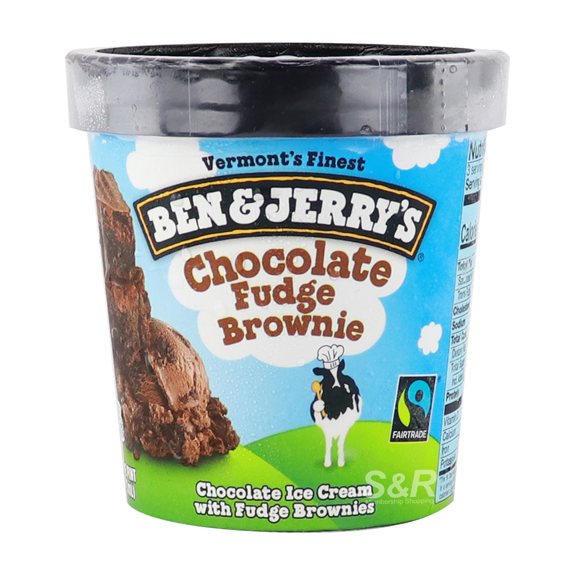 Ben & Jerry’s Ice Cream Chocolate Fudge Brownie Chocolate Flavor 473mL